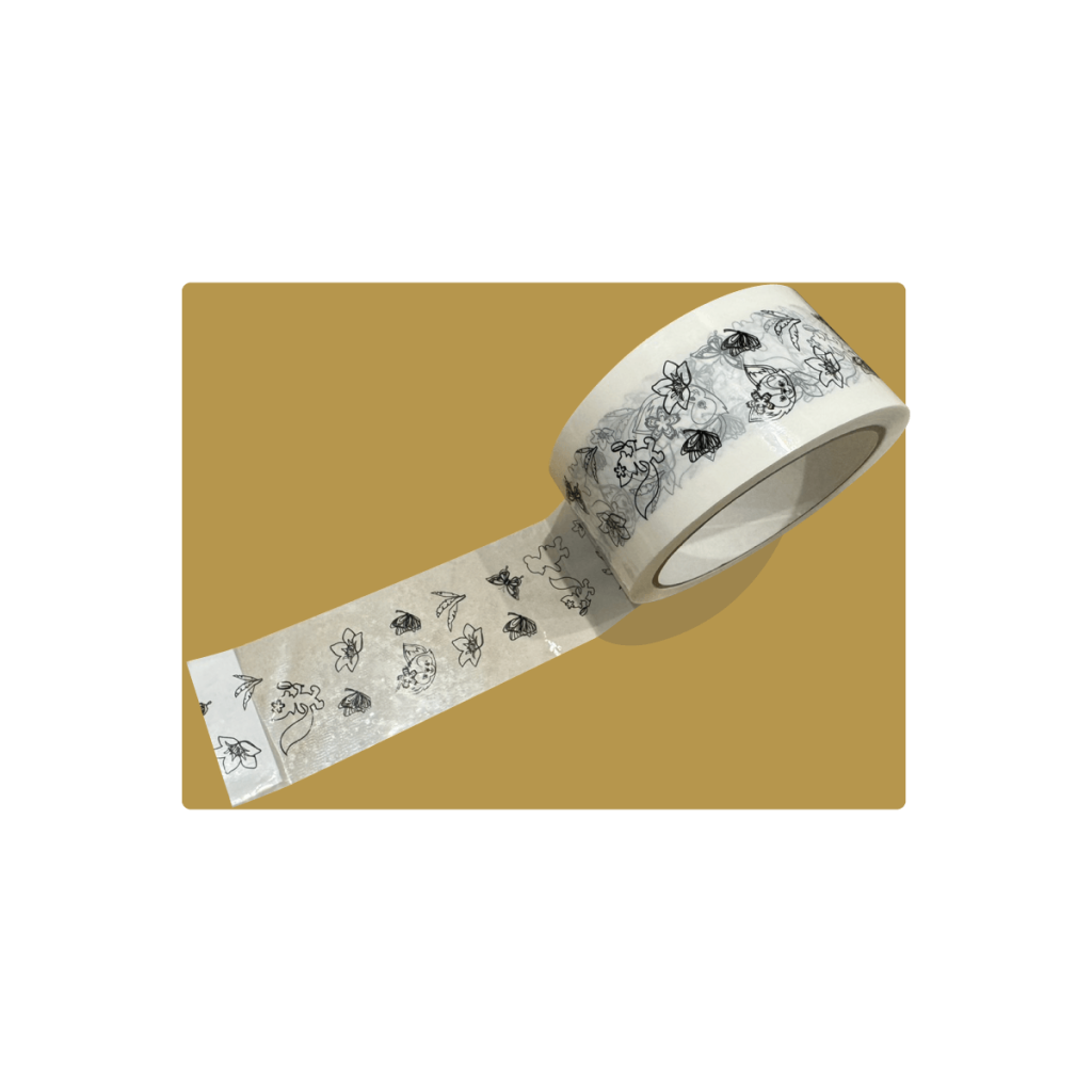 印刷膠帶 白底單色